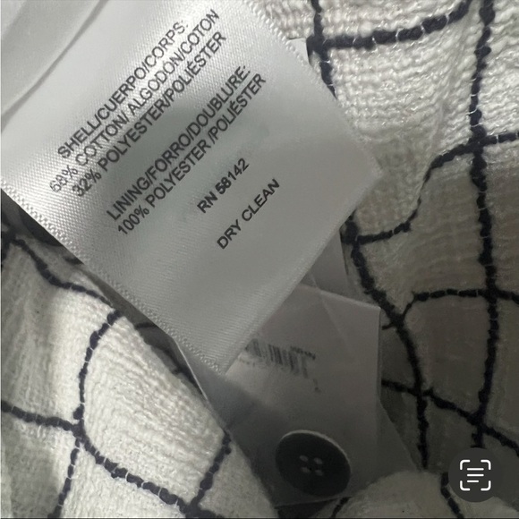 NWT Gal Meets Glam Dawn Windowpane Shirtdress, Size 8 - Picture 5 of 7